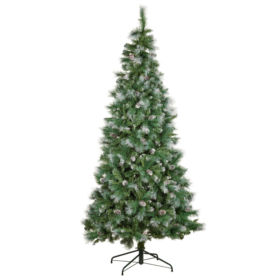 National Tree Company 2.3m Bayville Pine Slim Pre-Lit Christmas Tree