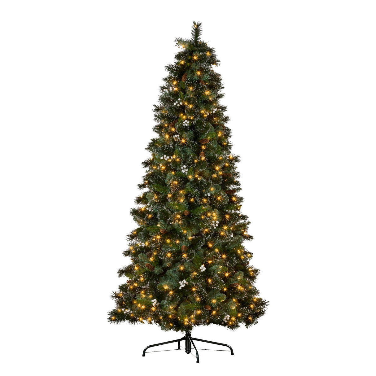Christabelle 7.5ft Christmas Tree with Twinkle Lights Bryson Pine