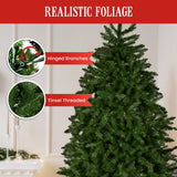 National Tree Company 1.8m Dunhill Shimmer Fir Pre-Lit Christmas Tree