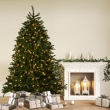 National Tree Company 2.3m Dunhill Shimmer Fir Pre-Lit Christmas Tree