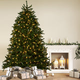 National Tree Company 2.7m Dunhill Shimmer Fir Pre-Lit Christmas Tree