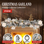 National Tree Company Frosted Colonial Christmas Garland - 274cm