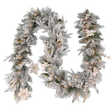 National Tree Company Frosted Colonial Christmas Garland - 274cm