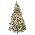 National Tree Company 1.8m Frosted Colonial Prelit Christmas Tree