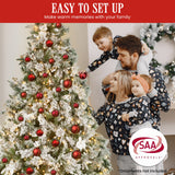National Tree Company 1.8m Frosted Colonial Prelit Christmas Tree - Extra Image