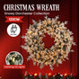 National Tree Company 122cm Snowy Dorchester Pre-Lit Christmas Wreath