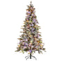 National Tree Company Snowy Stamford Spruce 7.5ft Christmas Tree Multi Functional White Coloure