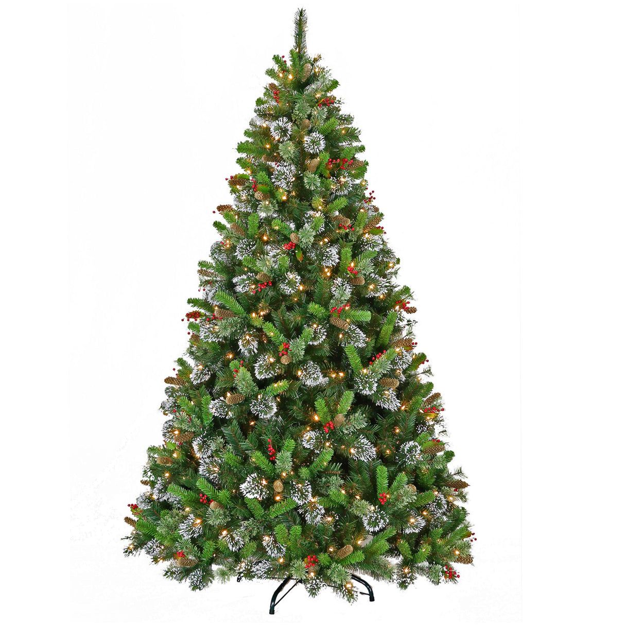 Christabelle 7.5ft Christmas Tree with Twinkle Lights - Wintry Pine