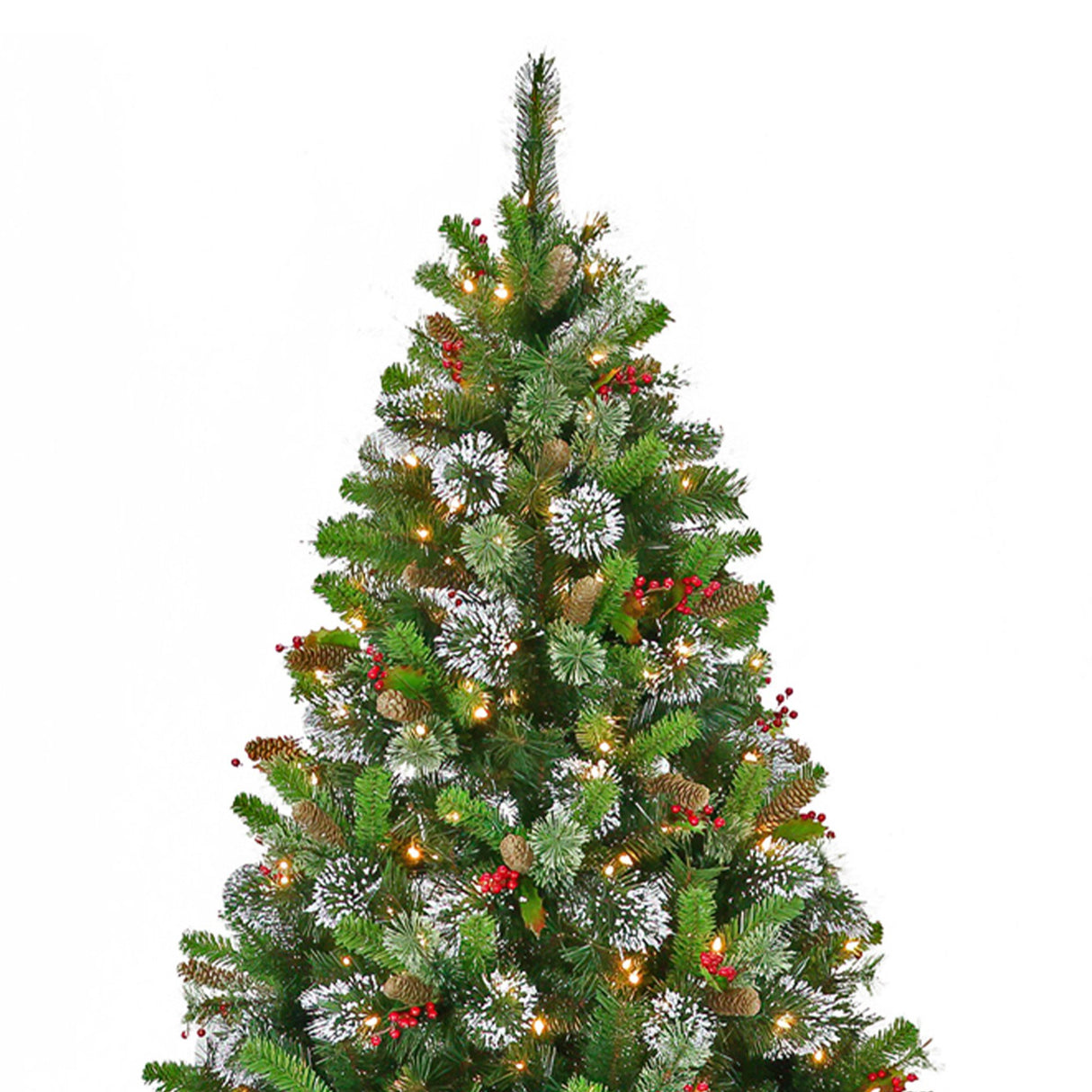 Christabelle 7.5ft Christmas Tree with Twinkle Lights - Wintry Pine