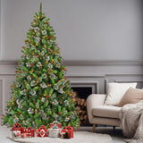 Christabelle 7.5ft Christmas Tree with Twinkle Lights - Wintry Pine