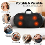 Livemor Neck Massager With Heat Kneading Back Massager - Top-Down View