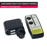 Heavy duty long range model wireless control system for winch - Side View