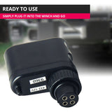 Heavy duty long range model wireless control system for winch - 45-Degree Angle