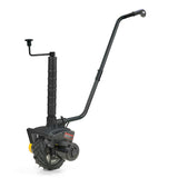 Gen2 12V 550W Electric Motorised Jockey Wheel Mini Mover - Black - Front View