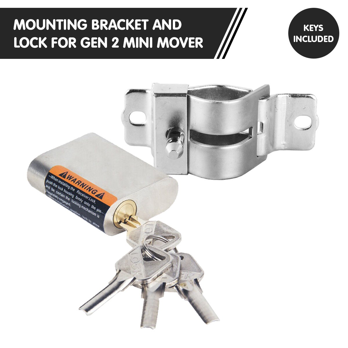 Mounting bracket and lock for Gen2 Jockey Wheel