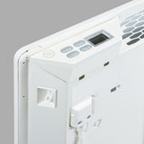 Nobo 2400W NTL4S24-FS40 Electric Panel Heater Thermostat & Castors - Side View