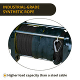 Novawinch 12000LBS 12V Electric Winch Synthetic Rope Off Road 4x4 - Close-Up Angle