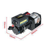 NovaWinch 3000LBS 12V Electric Winch - Side View