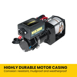 NovaWinch 3000LBS 12V Electric Winch - Close-Up Angle