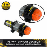 NovaWinch T Series 12V Electric Winch 1133KG 2500LBS - Low Angle
