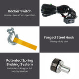 NovaWinch T Series 12V Electric Winch 1133KG 2500LBS - Extra Image