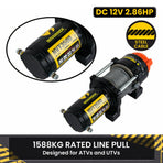 NovaWinch T Series 12V Electric Winch 1588KG 3500LBS