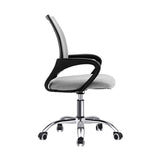 Oikiture Office Chair with Mesh Backrest Foam Seat Grey