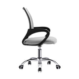Oikiture Office Chair with Mesh Backrest Foam Seat Grey - 45-Degree Angle