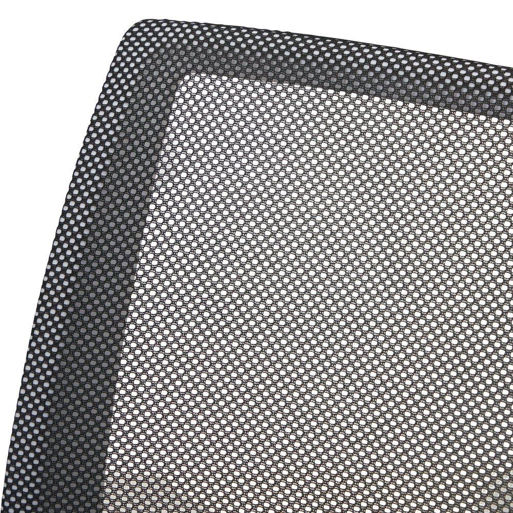 Oikiture Mesh Office Chair Foam Seat White&Black