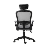 Oikiture Mesh Office Chair Executive Seat Racing Tilt BK&GY - 45-Degree Angle