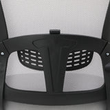 Oikiture Mesh Office Chair Executive Seat Racing Tilt BK&GY - Side View
