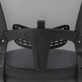 Oikiture Mesh Office Chair Executive Seat Racing Tilt DGY&BK - 45-Degree Angle