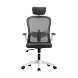 Oikiture Mesh Office Chair Executive Seat Racing Tilt DGY&WH