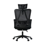 Oikiture Mesh Office Chair Adjustable Lumbar Support Black