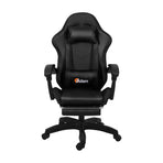 Oikiture Racing Gaming Chair 7 RGB LED 8 Points Massage Black, image 6