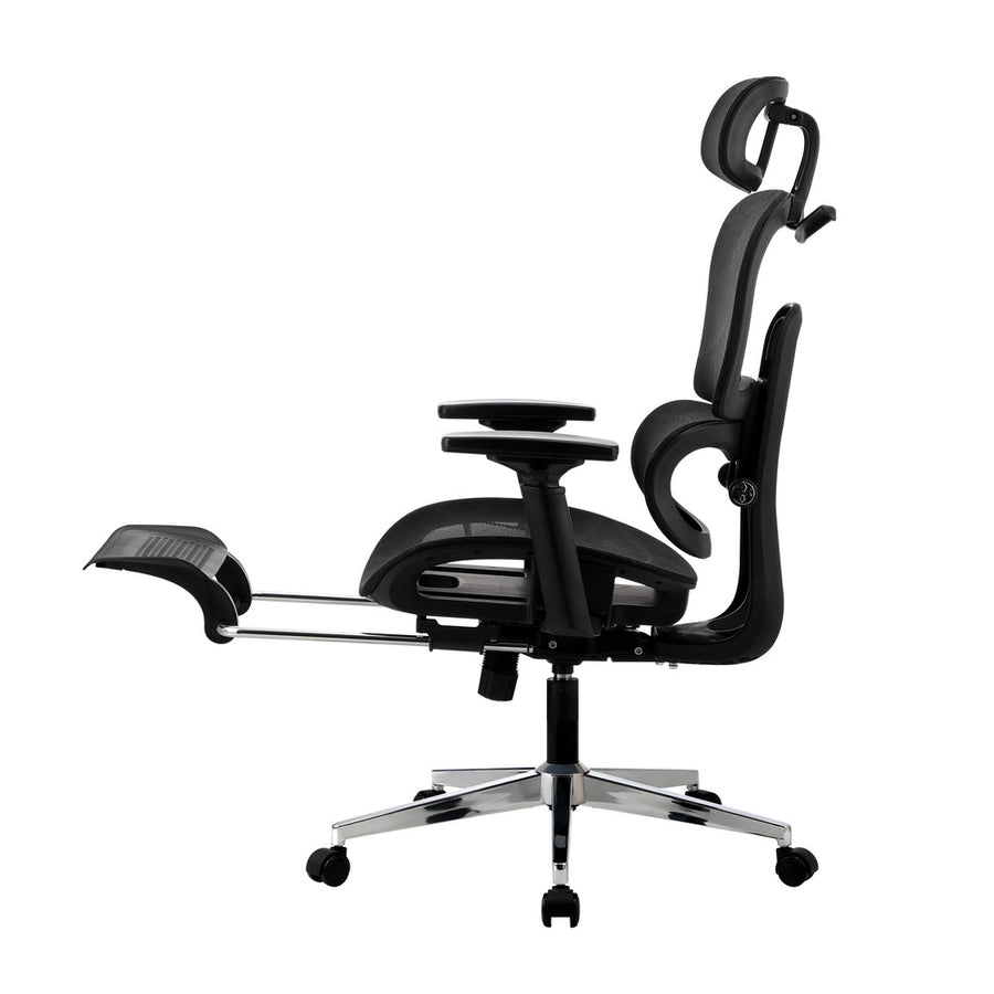 Oikiture Ergonomic Office Chair Mesh Executive Seat Black, image 2