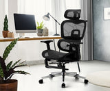 Oikiture Ergonomic Office Chair Mesh Executive Seat Black