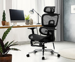 Oikiture Ergonomic Office Chair Mesh Executive Seat Black, image 5