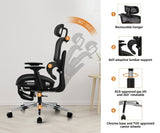 Oikiture Ergonomic Office Chair Mesh Executive Seat Black