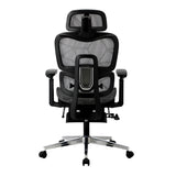 Oikiture Ergonomic Office Chair Mesh Executive Seat BK&GY - 45-Degree Angle