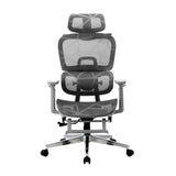 Oikiture Ergonomic Office Chair Mesh Executive Seat Grey - 45-Degree Angle