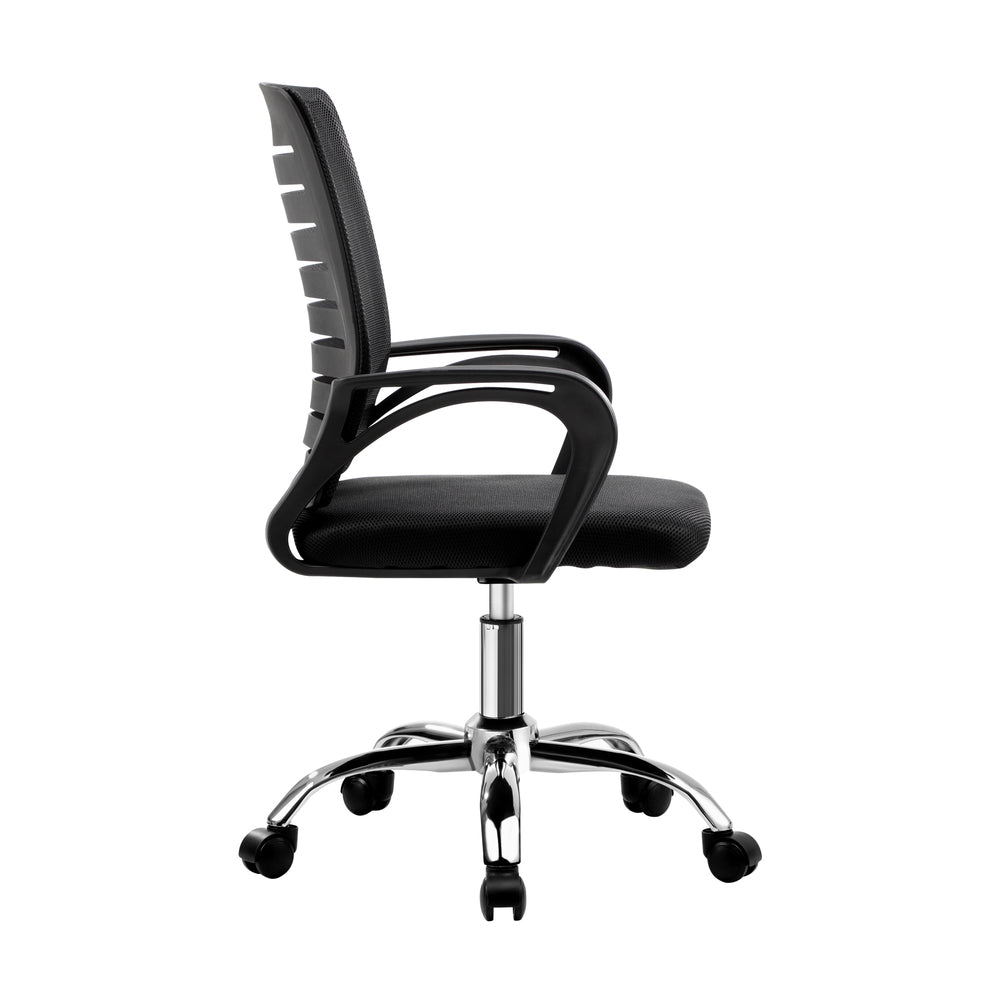 Oikiture Mesh Office Chair Breathable Backrest Black