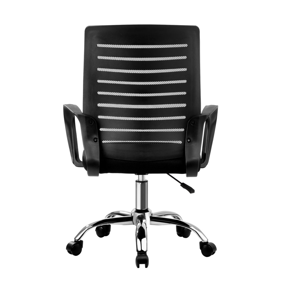 Oikiture Mesh Office Chair Breathable Backrest Black