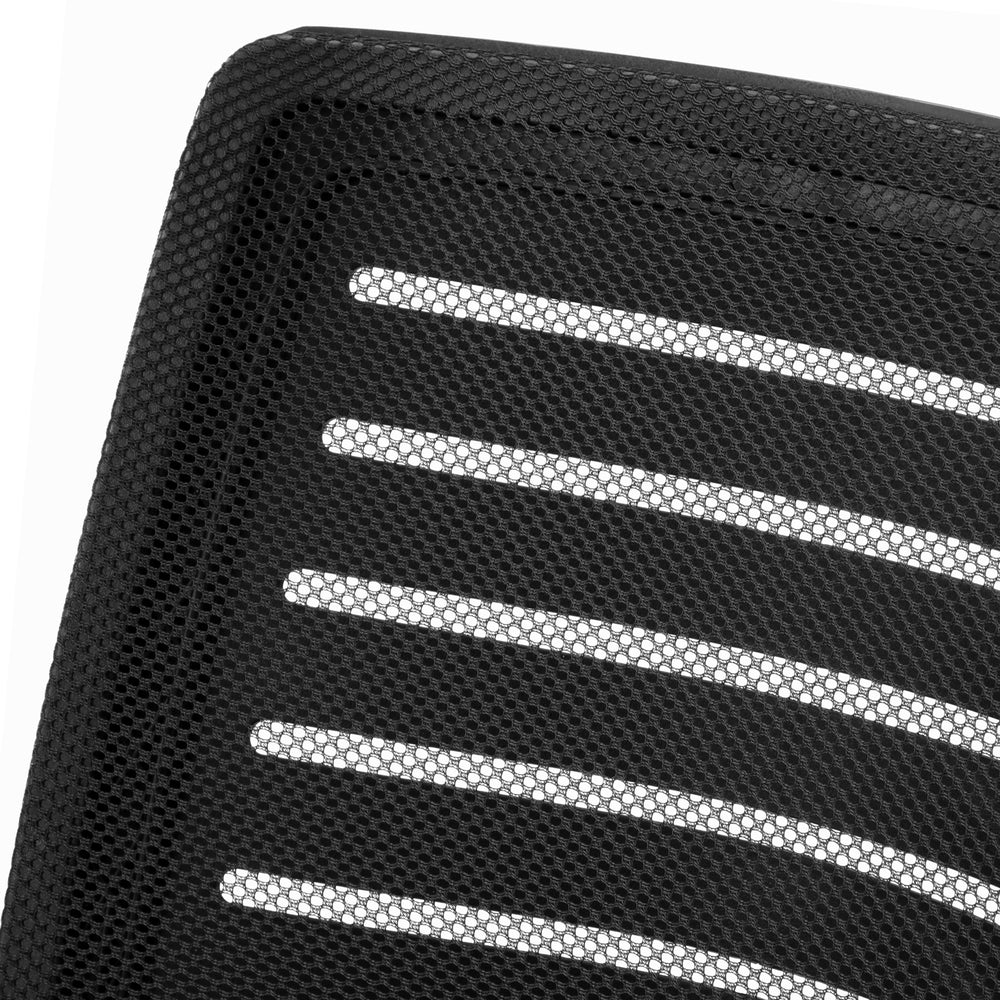 Oikiture Mesh Office Chair Breathable Backrest Black