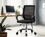 Oikiture Mesh Office Chair Breathable Backrest Black