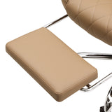 Artiss Executive Office Chair Leather Footrest Espresso - Side View