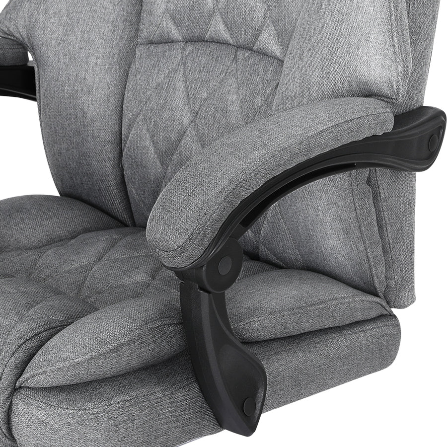 Artiss Executive Office Chair Recliner Grey, image 4