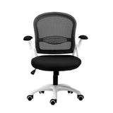 Artiss Mesh Office Chair Mid Back Black - Side View