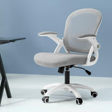 Artiss Mesh Office Chair Mid Back Grey - Close-Up Angle