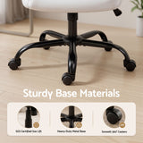 Artiss Executive Office Chair Mid Back White - Low Angle